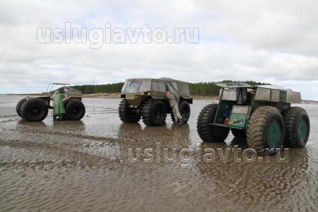вездеходы на отливной полосе