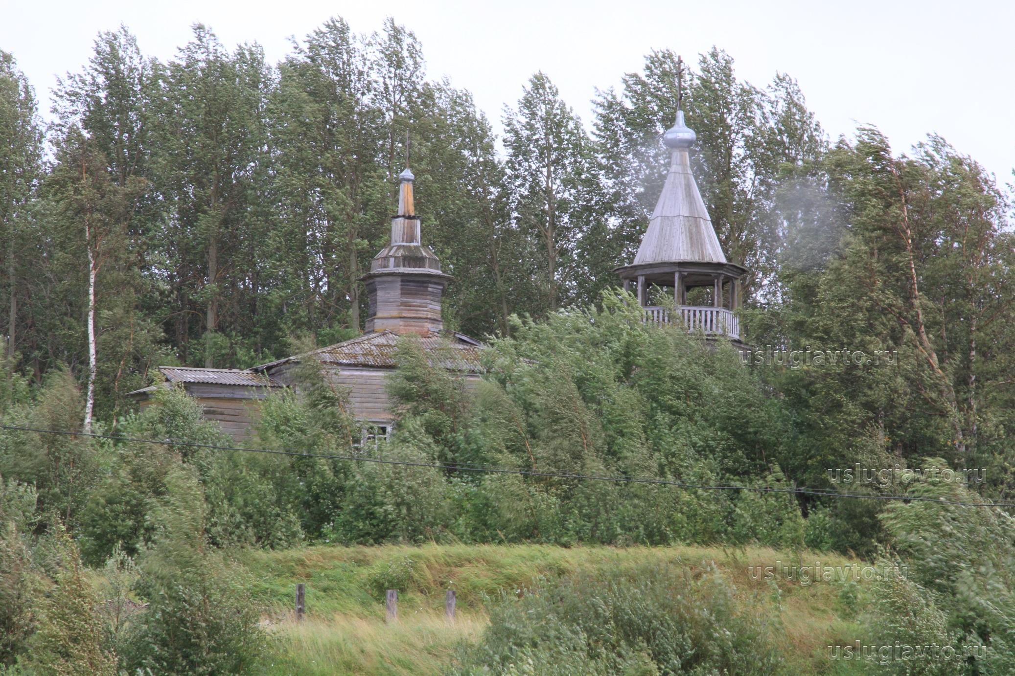 церковь в прилеске